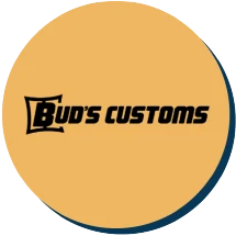 Logo of Bud's Customs, a 4X4 parts Brisbane e-commerce business.
